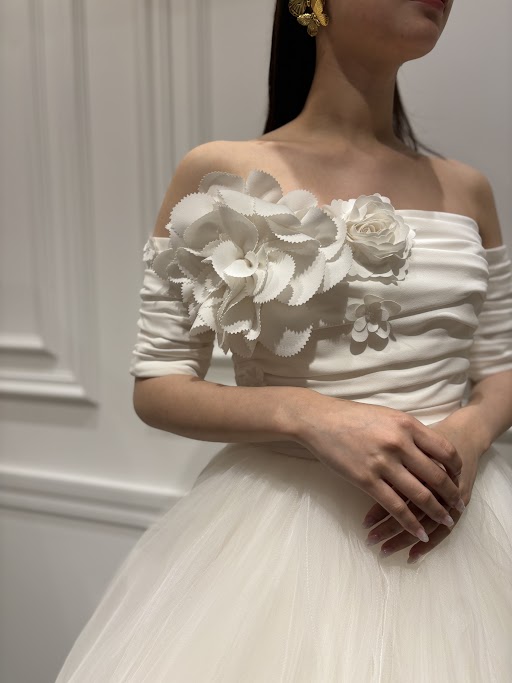 VIKTOR&ROLF mariage No.003-20671 Aライン　フラワーモチーフ