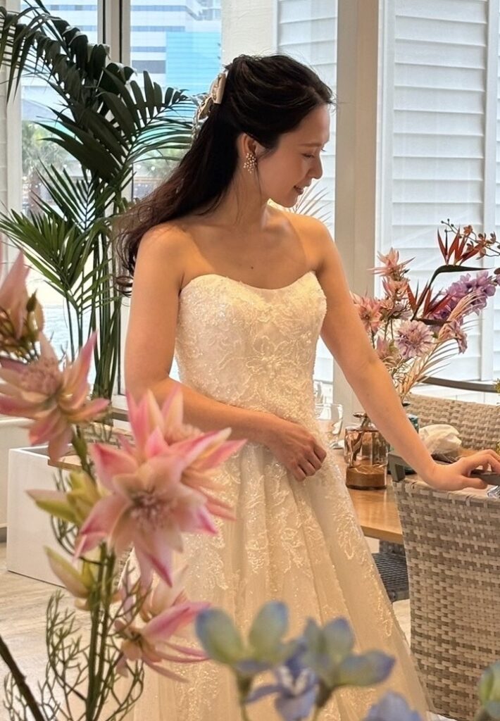 PEN・LIV　ペン・リブ　ウェディングドレス　グリッター　JUNO　ジュノ　Wedding dress