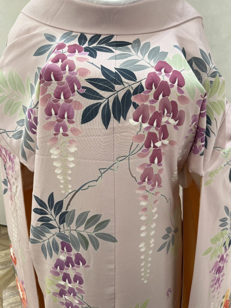 和装　色打掛　Japanese wedding Kimono　藤　菊　ピンク　暖色系　和装コーディネート