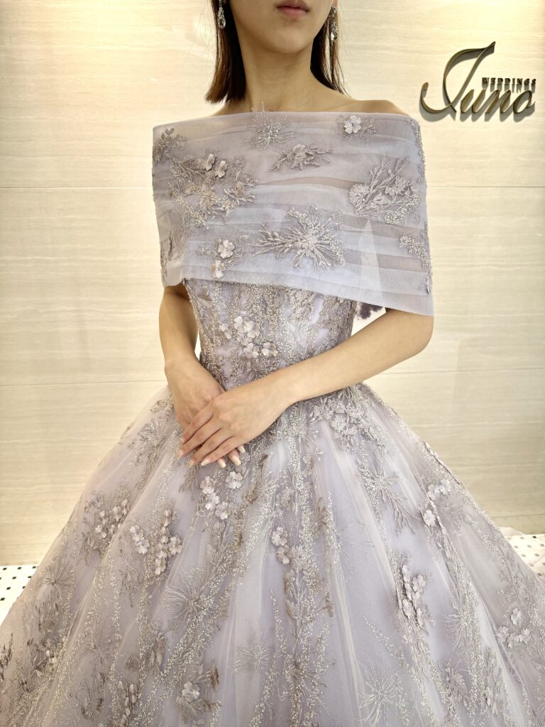 esum エスム　Color dress カラードレス　HANNA　ハンナ　ラベンダー